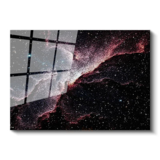 Kozmik Nebula - Yıldızlar Arasında Dans Cam Tablo