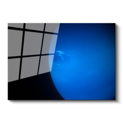Neptün - Uzayın Safir Gezegeni Cam Tablo