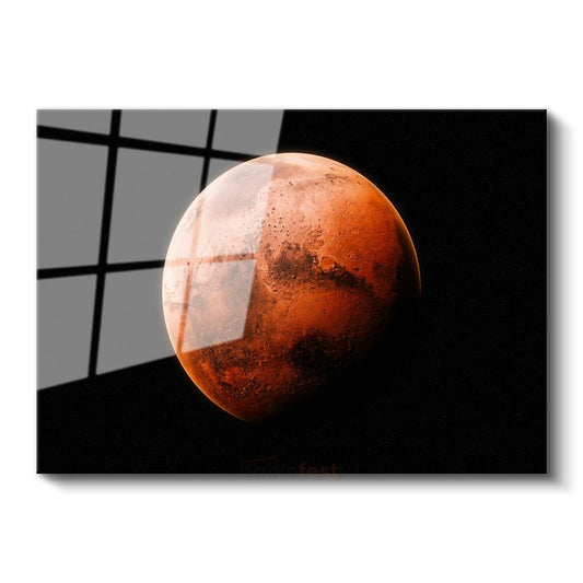 Mars - Kızıl Gezegen Cam Tablo