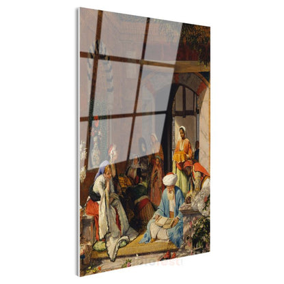 Osman Hamdi Bey - Cami Avlusu Cam Tablo
