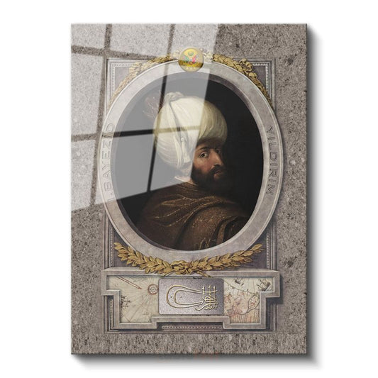 Osmanlı Padişahları - Sultan I. Murad Han Cam Tablo