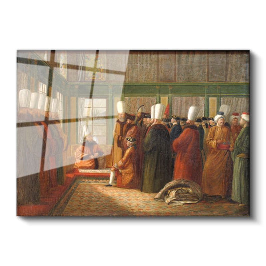 Osman Hamdi Bey - Huzur Meclisi Cam Tablo