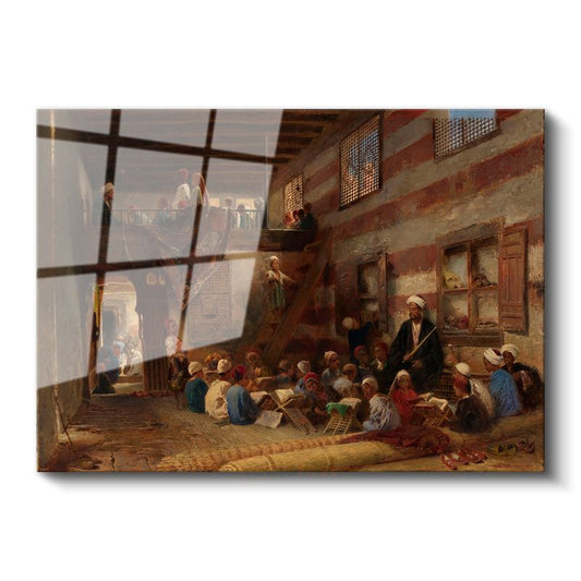 Osman Hamdi Bey - Kuran Dersi Cam Tablo