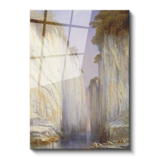 Edward Lear - Petra Kanyonu Cam Tablo