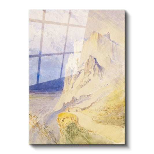 J.M.W. Turner - Harlech Kalesi Cam Tablo