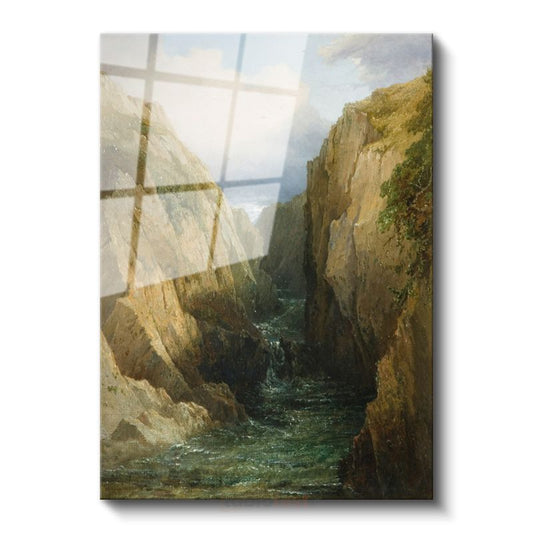 J.M.W. Turner - Kanyon Vadisi Cam Tablo