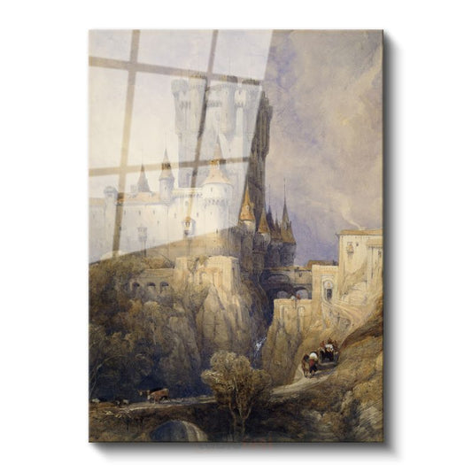 J.M.W. Turner - Segovia Kalesi Cam Tablo