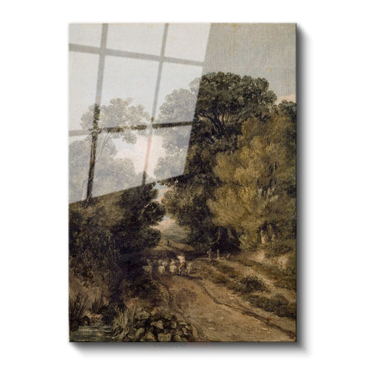Thomas Gainsborough - Kırsal Patika Cam Tablo