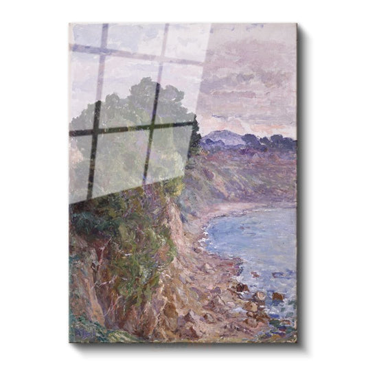 Claude Monet - Sahil Manzarası Cam Tablo