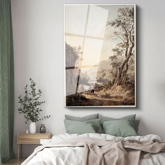 Claude Lorrain - Pastoral Manzara Cam Tablo
