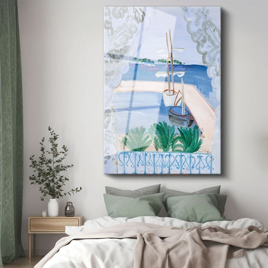 Henri Matisse - Akdeniz Limanı Cam Tablo