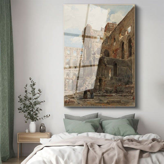 Richard Parkes Bonington - Hotel de Ville Cam Tablo