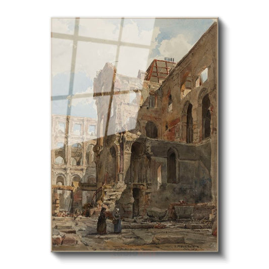Richard Parkes Bonington - Hotel de Ville Cam Tablo
