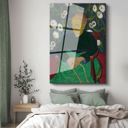 Vincent van Gogh - Madam Roulin Portresi Cam Tablo