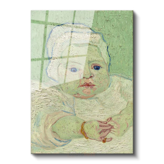 Vincent van Gogh - Bebek Roulin Portresi Cam Tablo