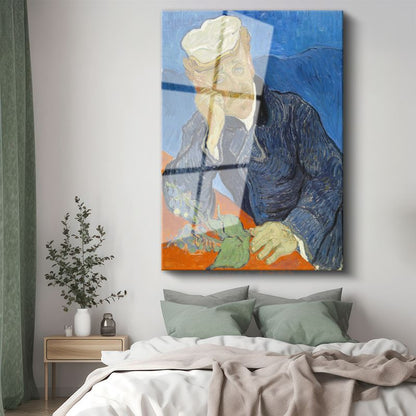 Vincent van Gogh - Dr. Paul Gachet'nin Portresi Cam Tablo