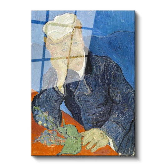Vincent van Gogh - Dr. Paul Gachet'nin Portresi Cam Tablo