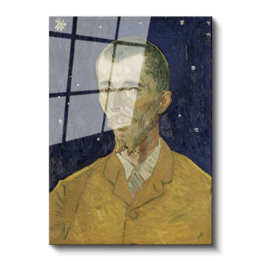 Vincent van Gogh - Eugène Boch'un Portresi Cam Tablo