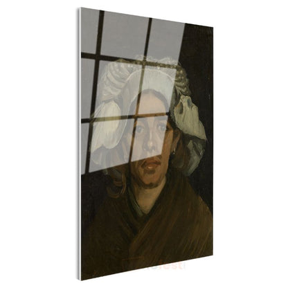 Vincent van Gogh - Gördes'li Kadın Cam Tablo