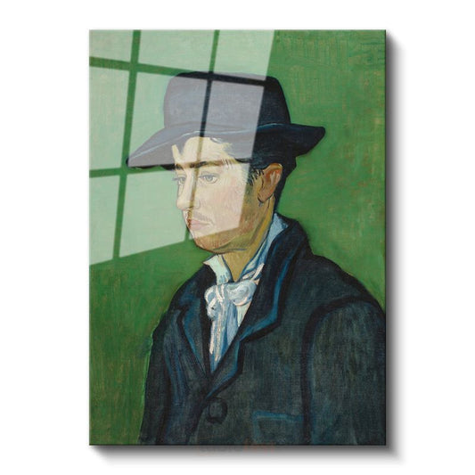 Vincent van Gogh - Şapkalı Armand Roulin Portresi Cam Tablo