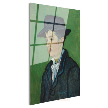 Vincent van Gogh - Şapkalı Armand Roulin Portresi Cam Tablo