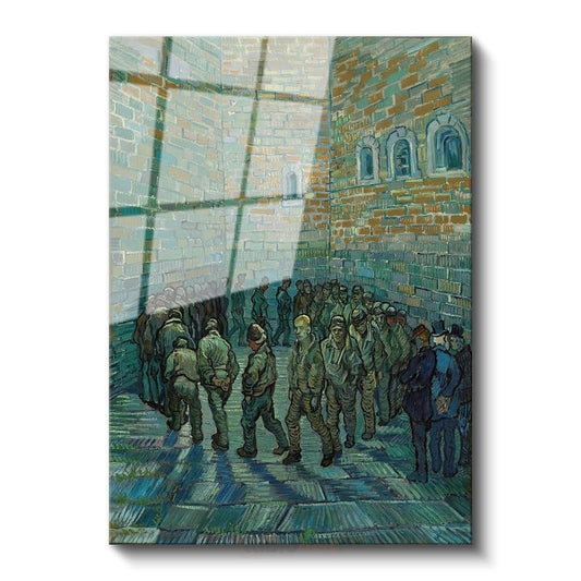 Vincent van Gogh - Hapishane Avlusu Cam Tablo