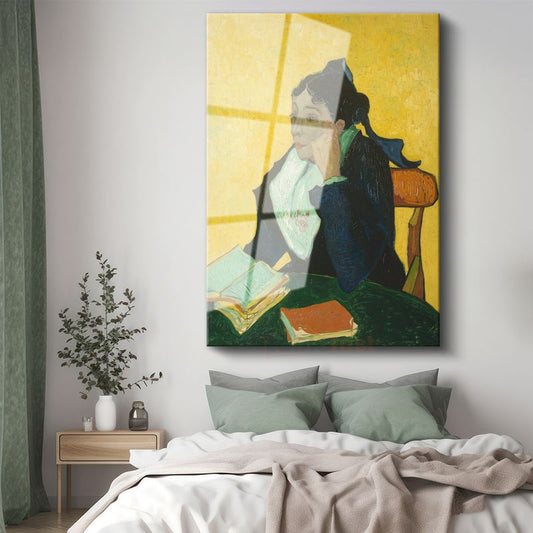 Vincent van Gogh - Arlesli Madam Ginoux Portresi Cam Tablo