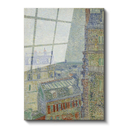 Vincent van Gogh - Paris Manzarası Cam Tablo