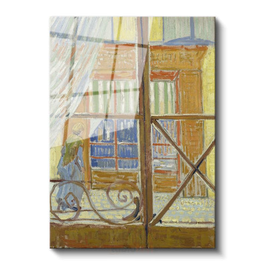 Vincent van Gogh - Pencereden Görünüm Cam Tablo