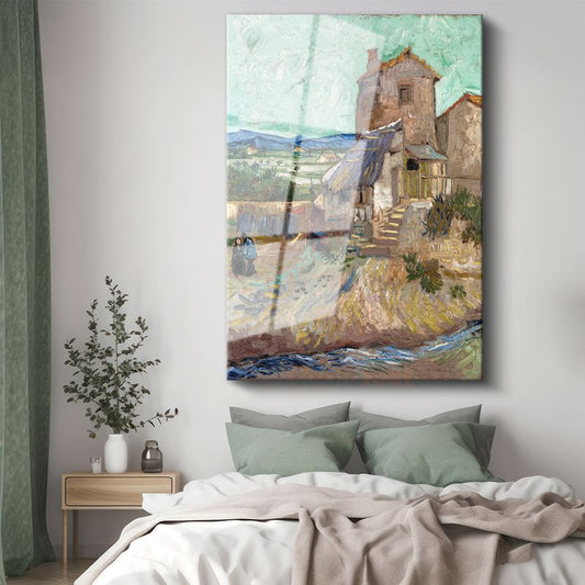 Vincent van Gogh - Eski Değirmen Cam Tablo