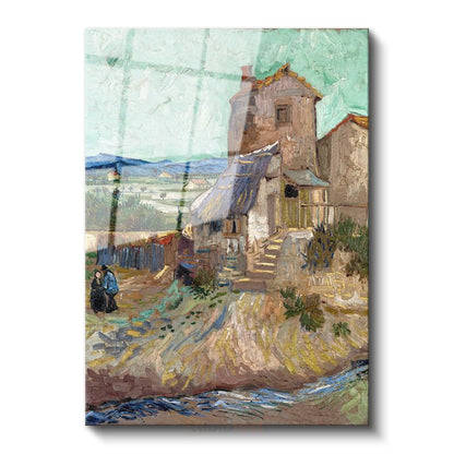 Vincent van Gogh - Eski Değirmen Cam Tablo