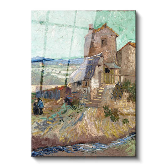 Vincent van Gogh - Eski Değirmen Cam Tablo