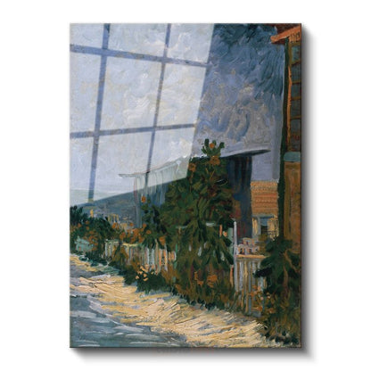 Vincent van Gogh - Montmartre Sokağı Cam Tablo