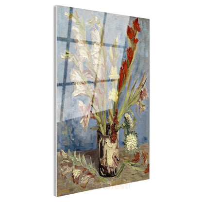 Vincent van Gogh - Vazoda Glayöller Cam Tablo