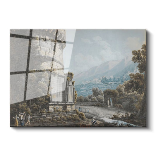 Giovanni Battista Piranesi - Roma Kalıntıları Cam Tablo