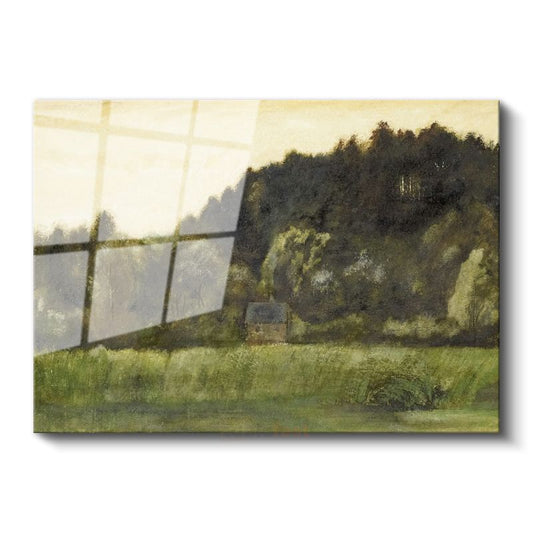 Jean-Baptiste-Camille Corot - Orman Manzarası Cam Tablo