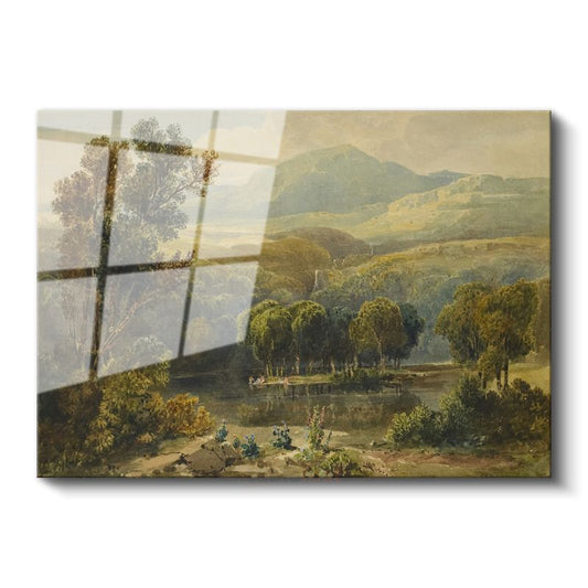William Turner - Kırsal Manzara Cam Tablo