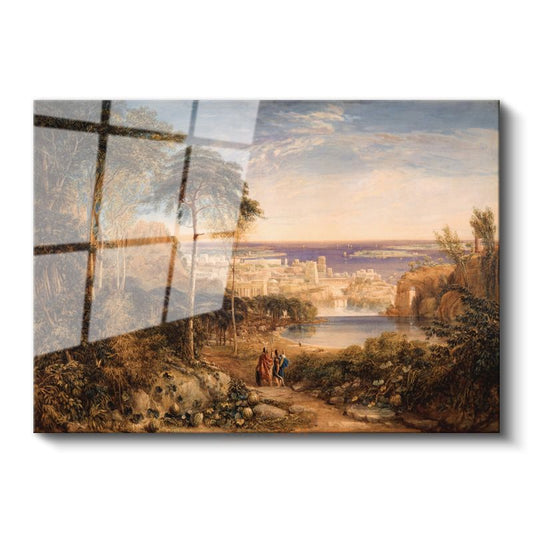 J.M.W. Turner - Kartaca Manzarası Cam Tablo