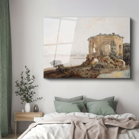 William Turner - Roma Harabeleri Cam Tablo