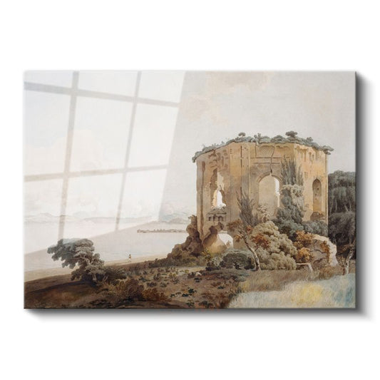 William Turner - Roma Harabeleri Cam Tablo