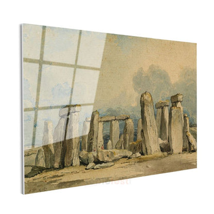 J.M.W. Turner - Stonehenge Cam Tablo