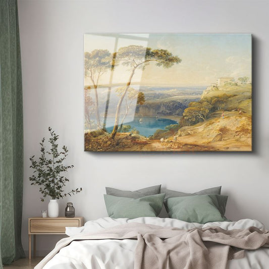 J.M.W. Turner - İtalyan Kıyıları Cam Tablo