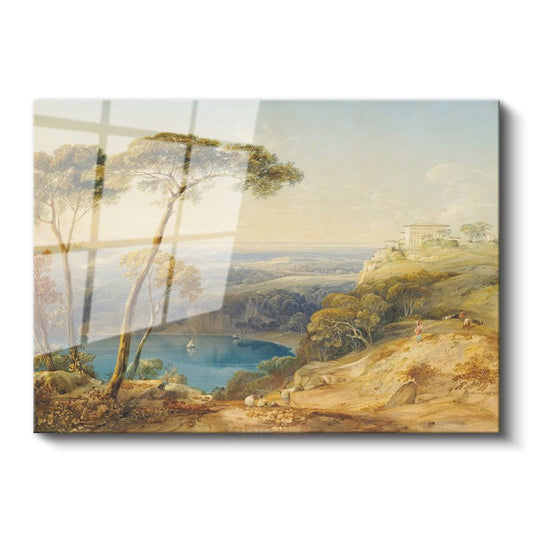 J.M.W. Turner - İtalyan Kıyıları Cam Tablo