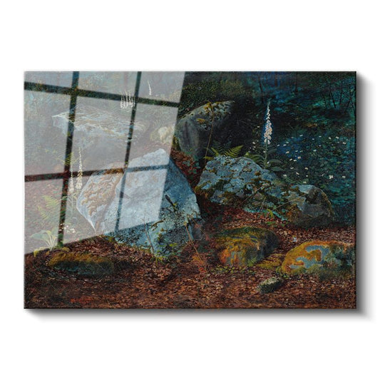 John Everett Millais - Orman Taşları Cam Tablo