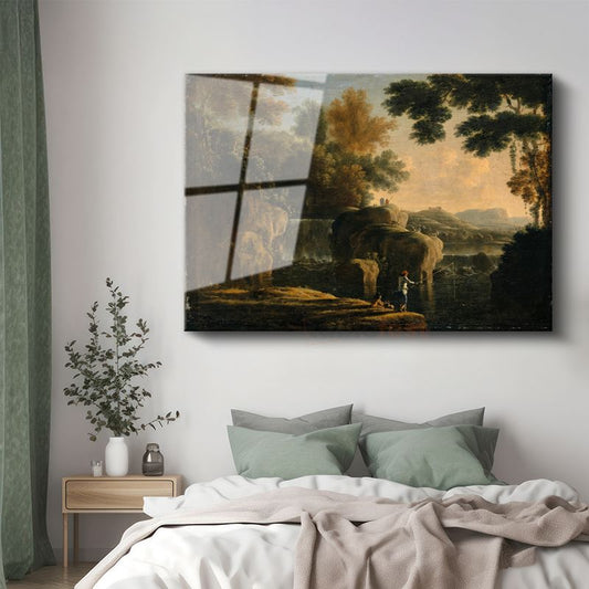 Claude Lorrain - Pastoral Manzara Cam Tablo