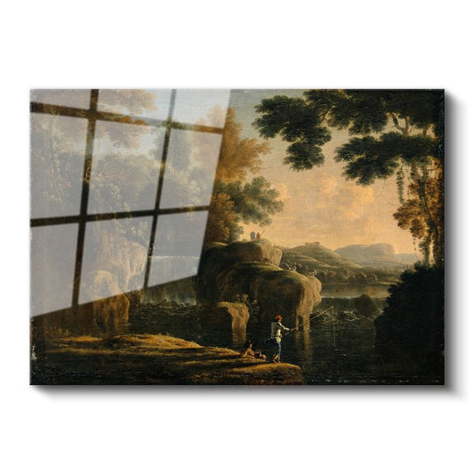 Claude Lorrain - Pastoral Manzara Cam Tablo
