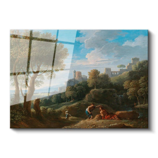 Claude Lorrain - Pastoral Manzara Cam Tablo