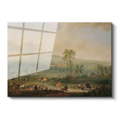 John Constable - Kırsal Manzara Cam Tablo