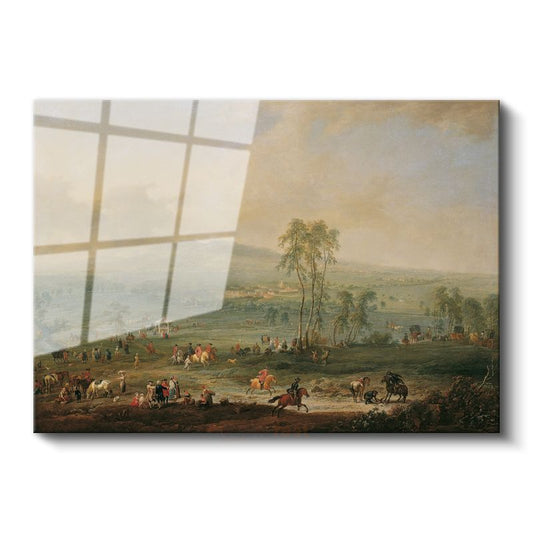 John Constable - Kırsal Manzara Cam Tablo