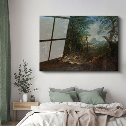 Alexander Nasmyth - Orman Yolu Cam Tablo